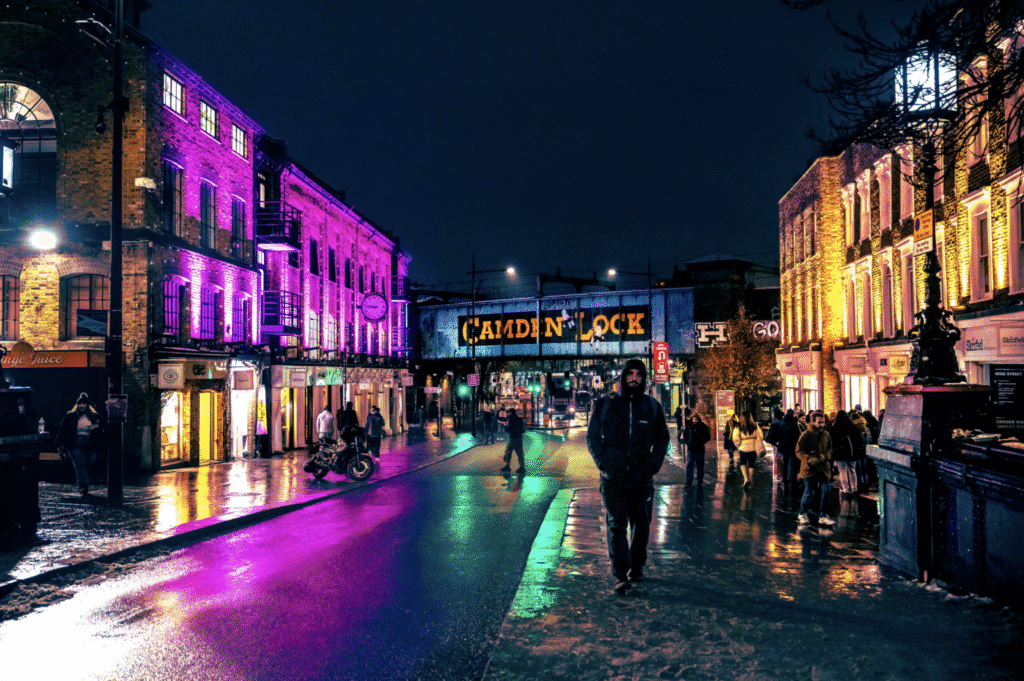 Camden High Street Night