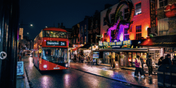 Camden London bus