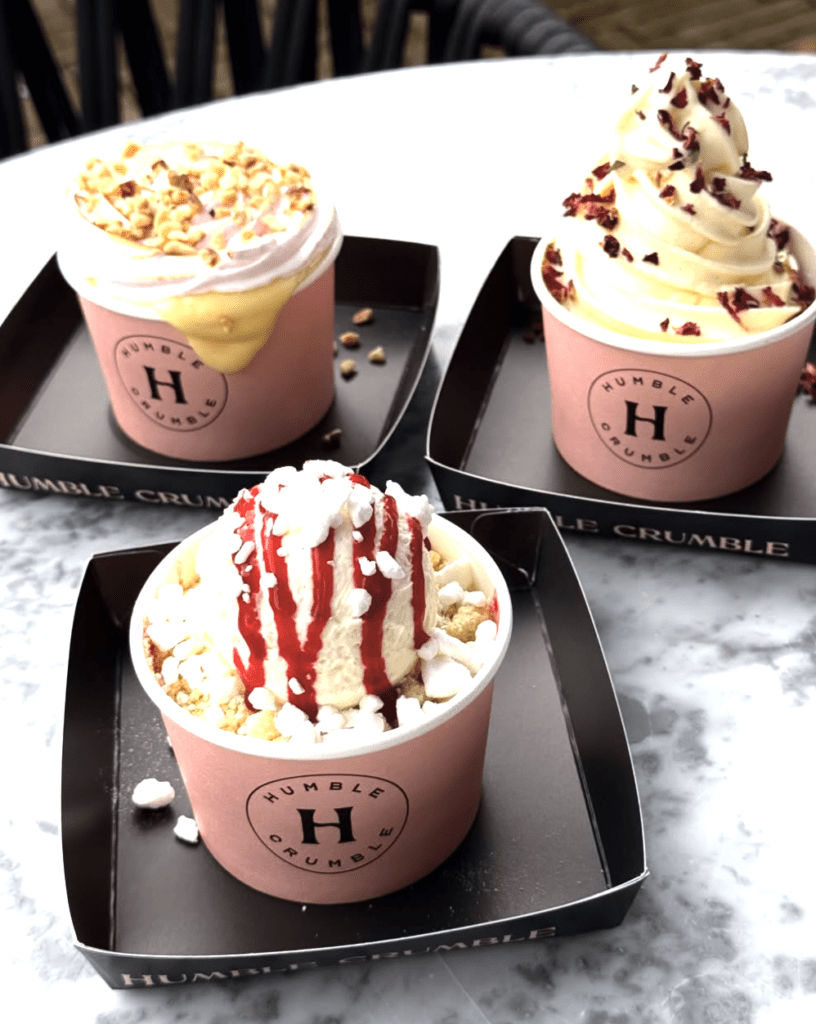 Humble Crumble Camden trio